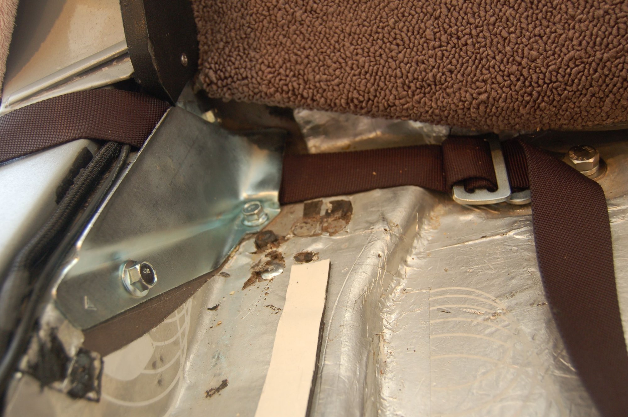 What a dumb question, 1969 seat belt bolt location CorvetteForum