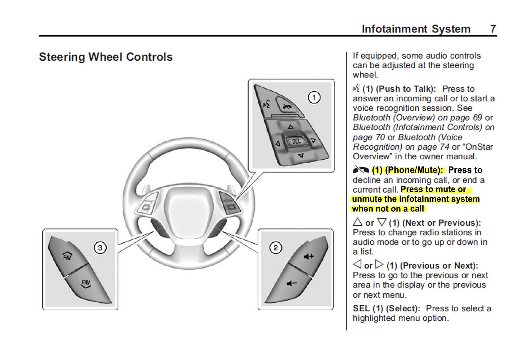 TIP Quick radio mute/unmute from steering wheel CorvetteForum