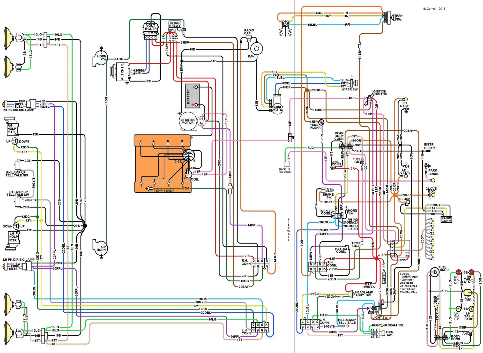 C2 Wire Diagram missing radio and antenna? - CorvetteForum - Chevrolet