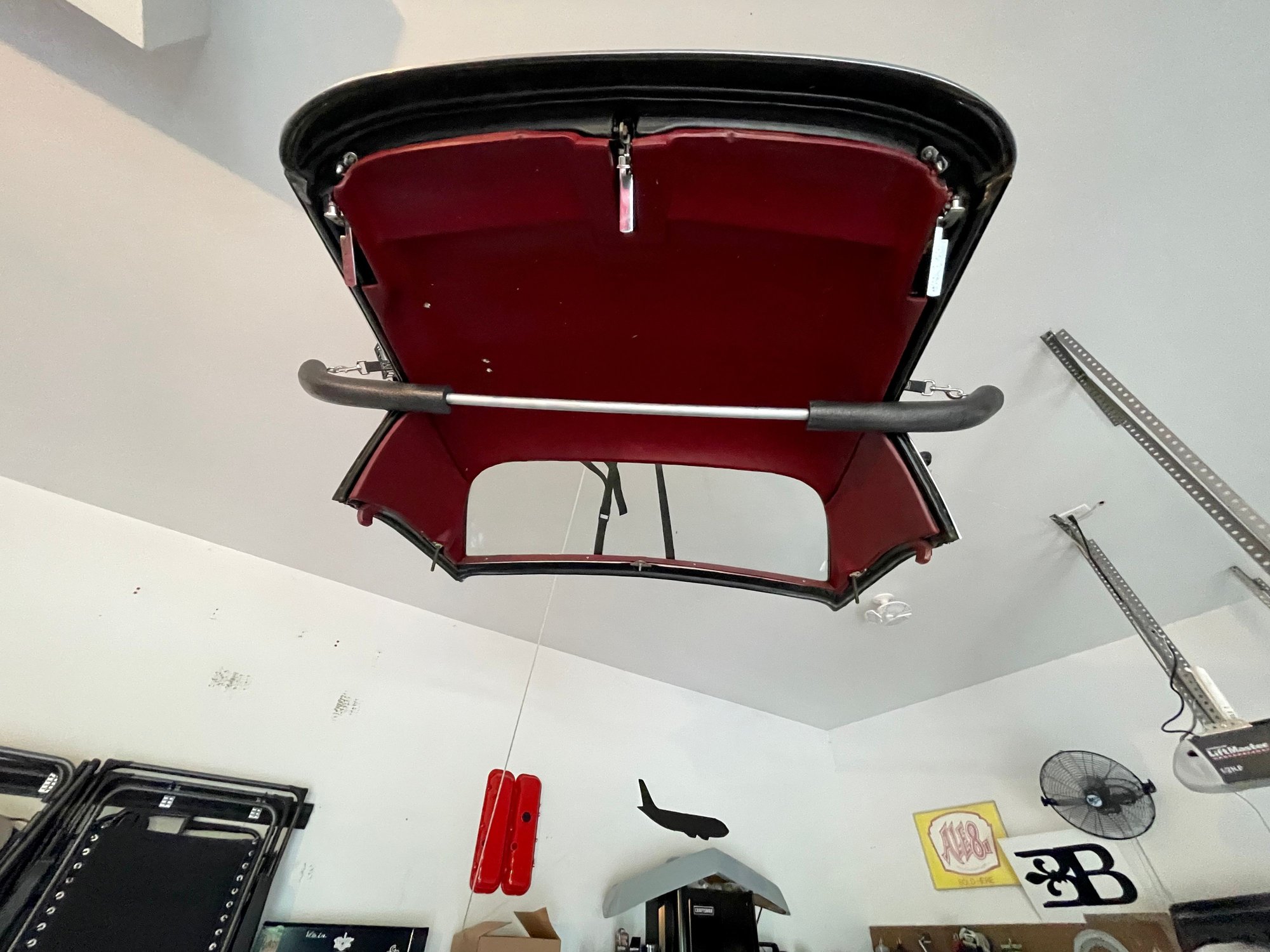 Installed a hardtop hoist storage unit CorvetteForum Chevrolet