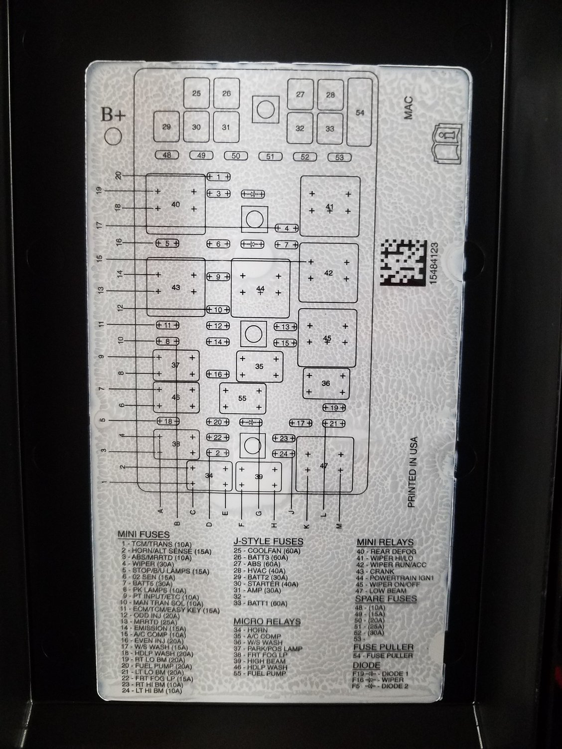 Which fuse for Aux power in console? CorvetteForum Chevrolet