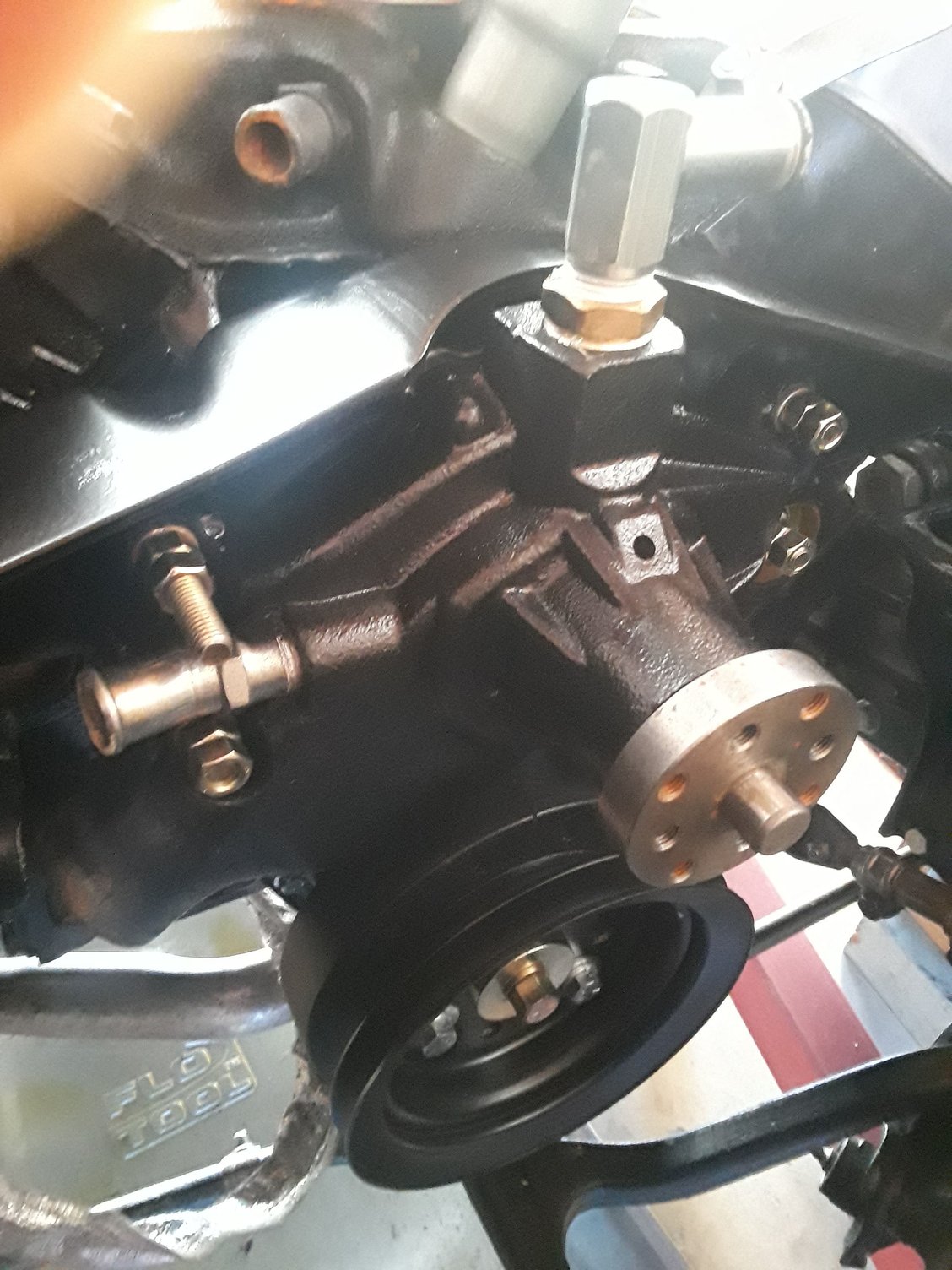 C1 Water pump/engine mount studs vs. bolts. CorvetteForum Chevrolet