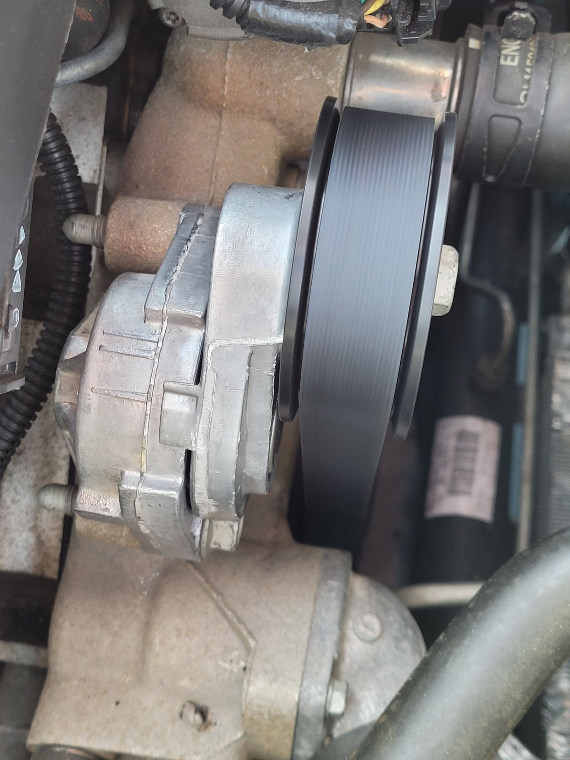Marks on belt tensioner CorvetteForum Chevrolet Corvette Forum