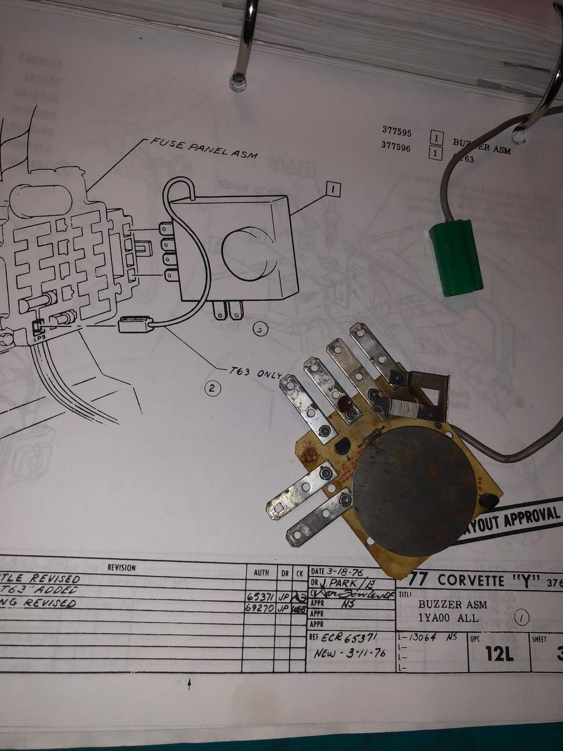My gauge fuse keeps getting blown when i turn the key on. Where do I