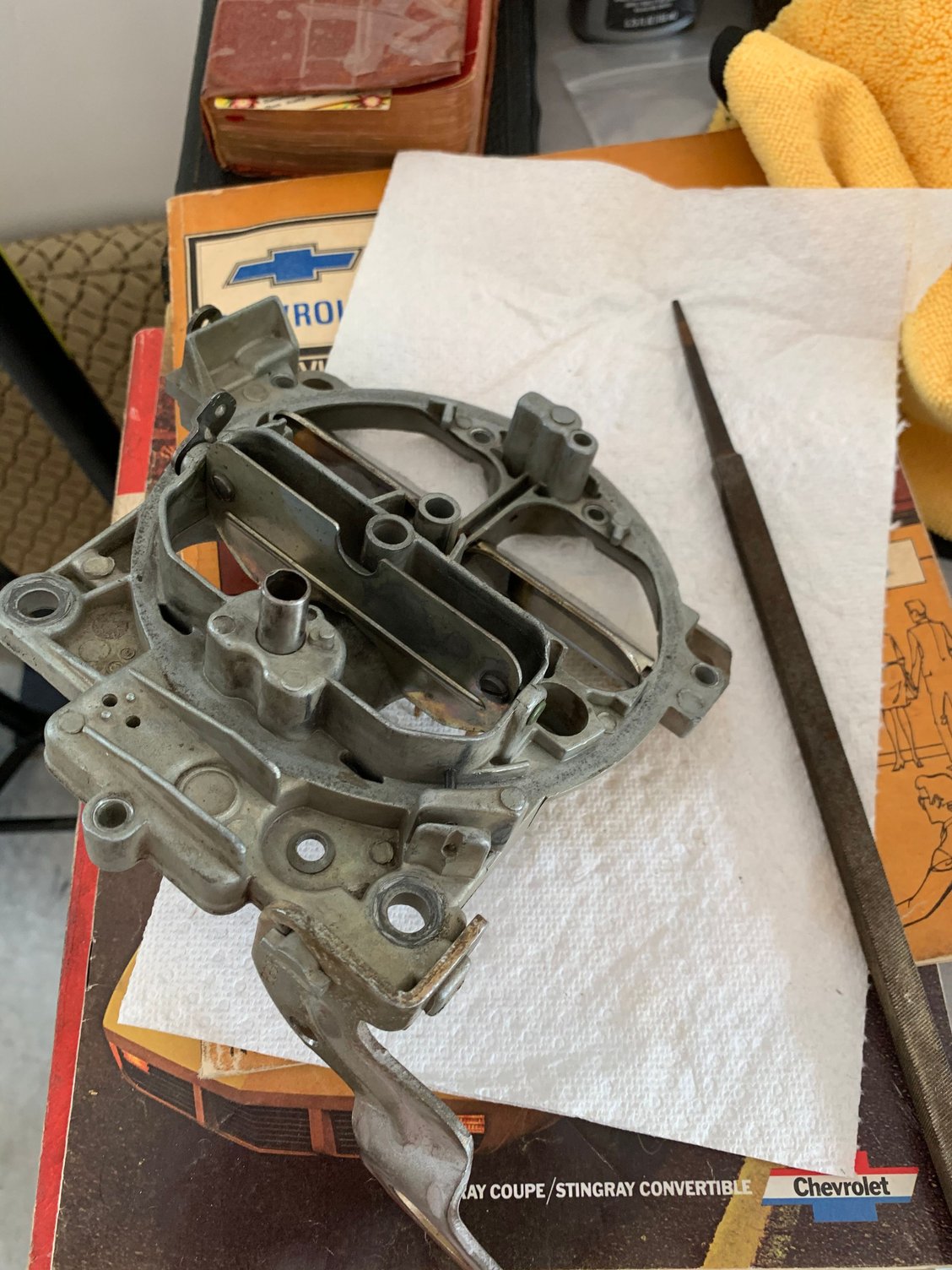 Carburetor Rebuild Secondary Stuck CorvetteForum Chevrolet Corvette