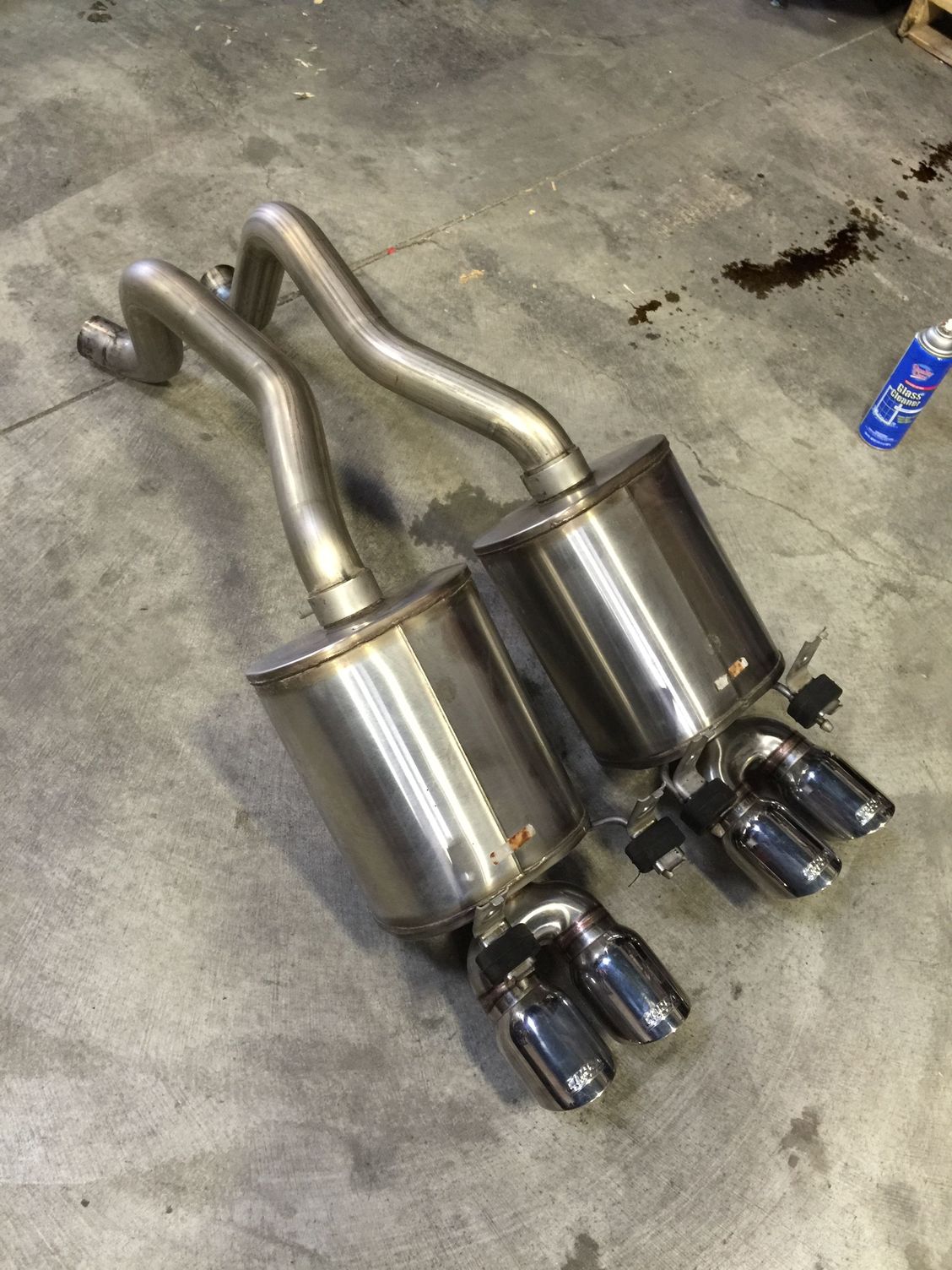 20052008 Corvette C6 Corsa Cat Back Exhaust Mufflers Quad Tip