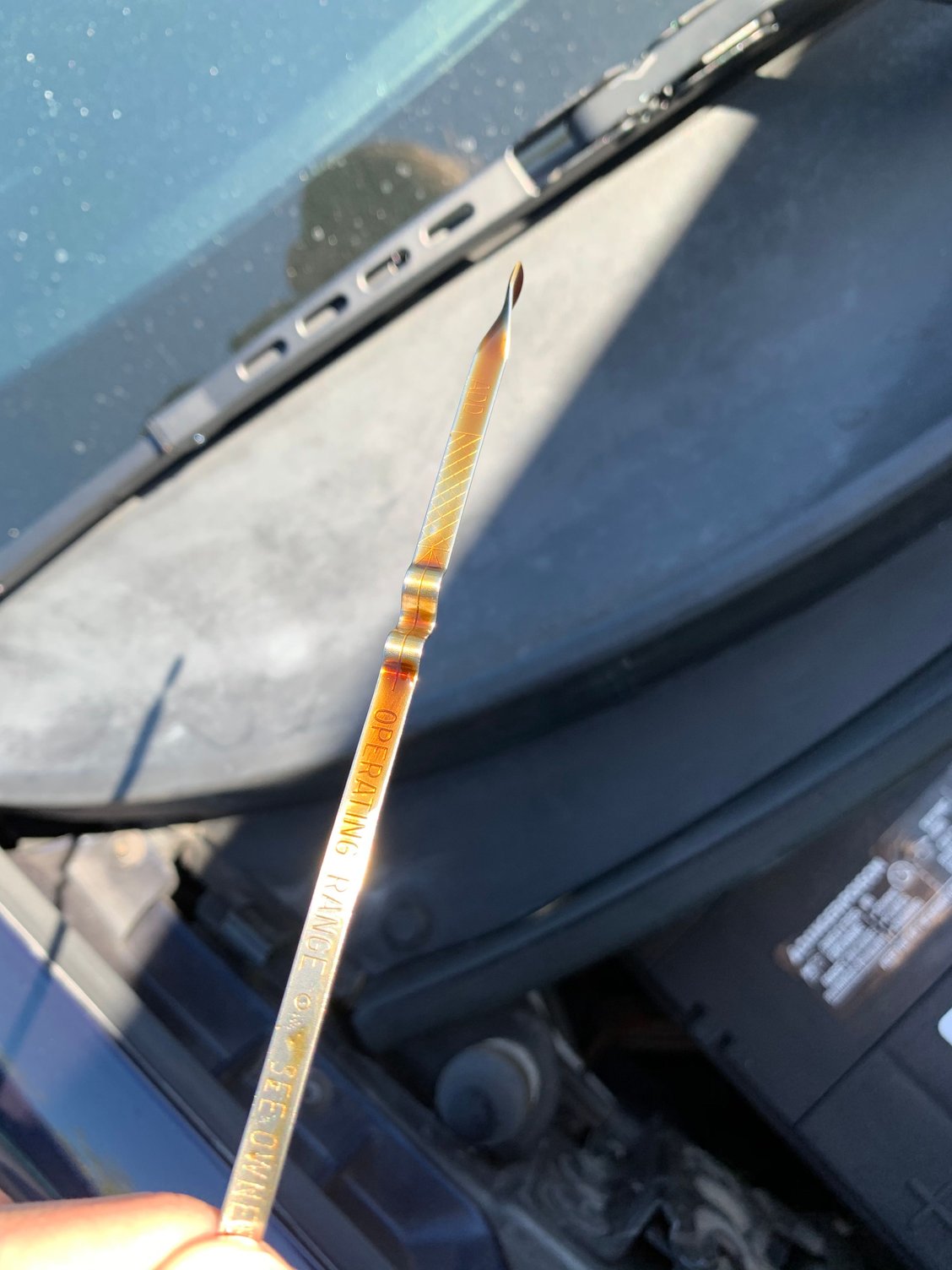 Tiny amount of smoke coming out of dipstick tube. Video included