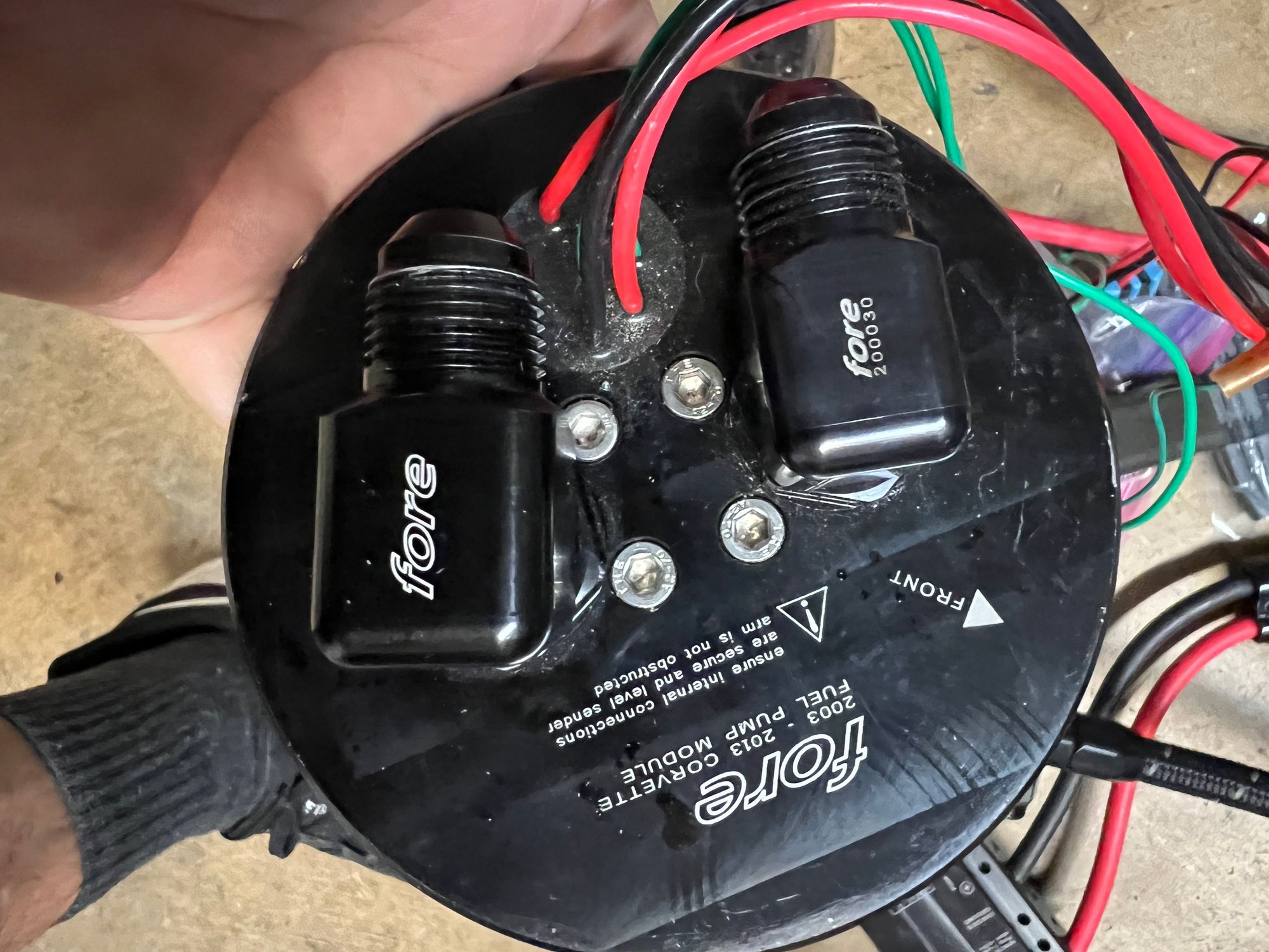 Fore Fuel System Install Help CorvetteForum Chevrolet Corvette