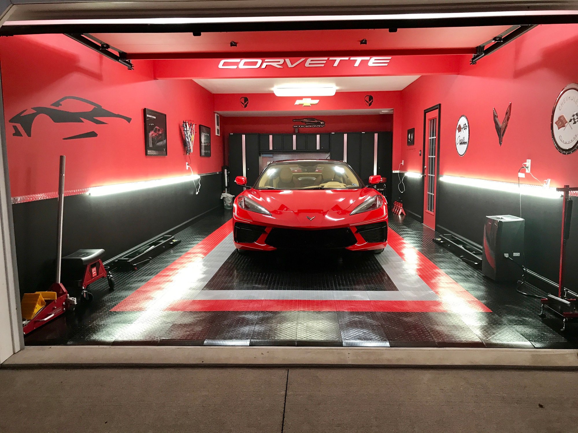 Any Cool Corvette Garage Ideas CorvetteForum Chevrolet Corvette