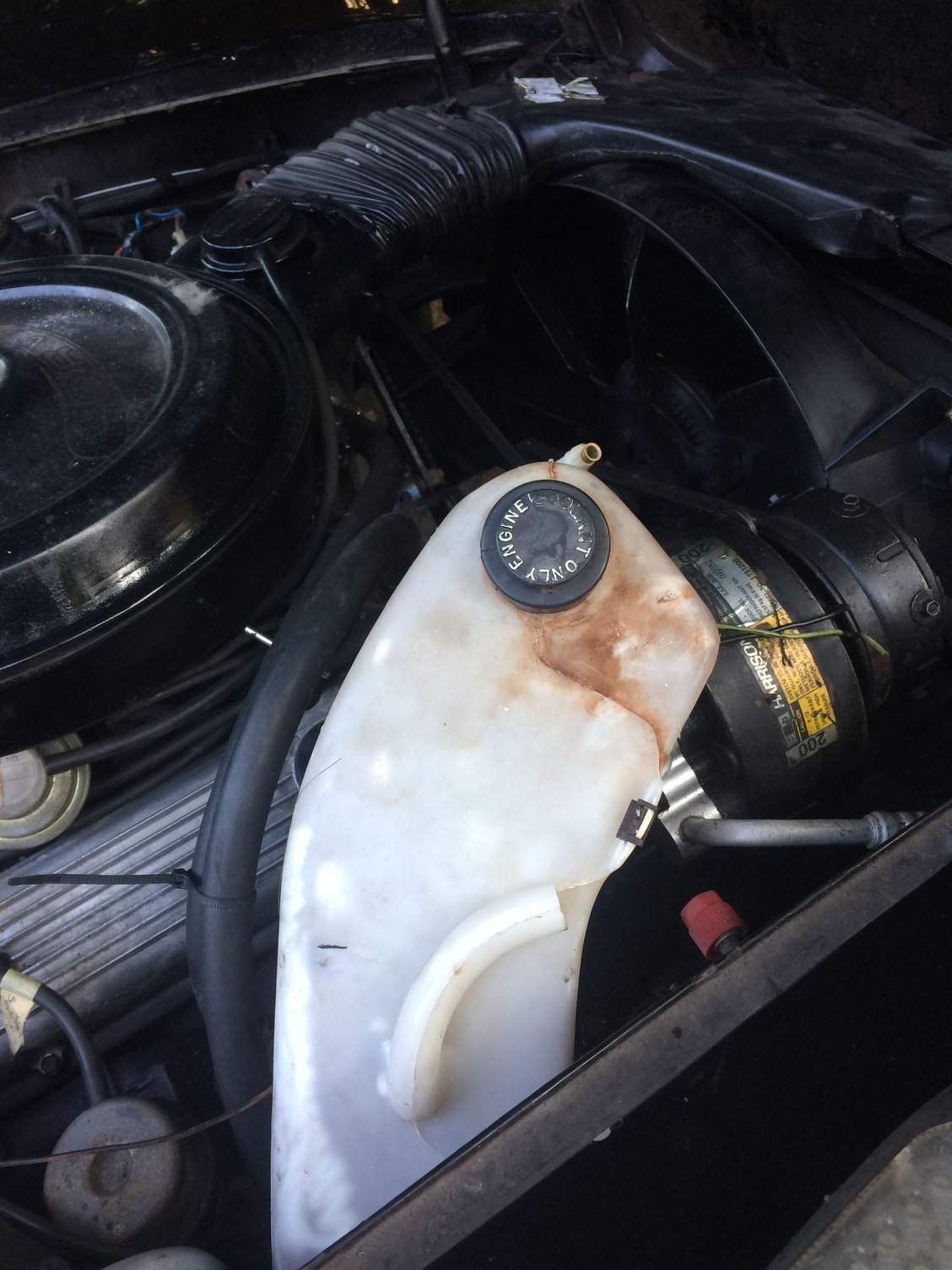 Other 7882 Corvette C3 Coolant Overflow Tank Reservoir Bottle Radiator