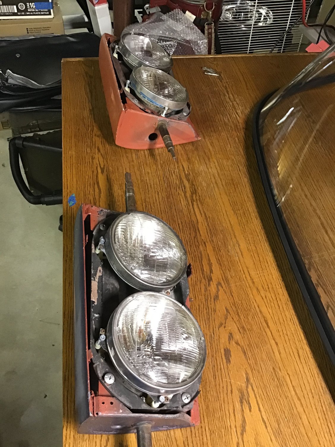 FS (For Sale) 63 headlight buckets fiberglass 795 CorvetteForum