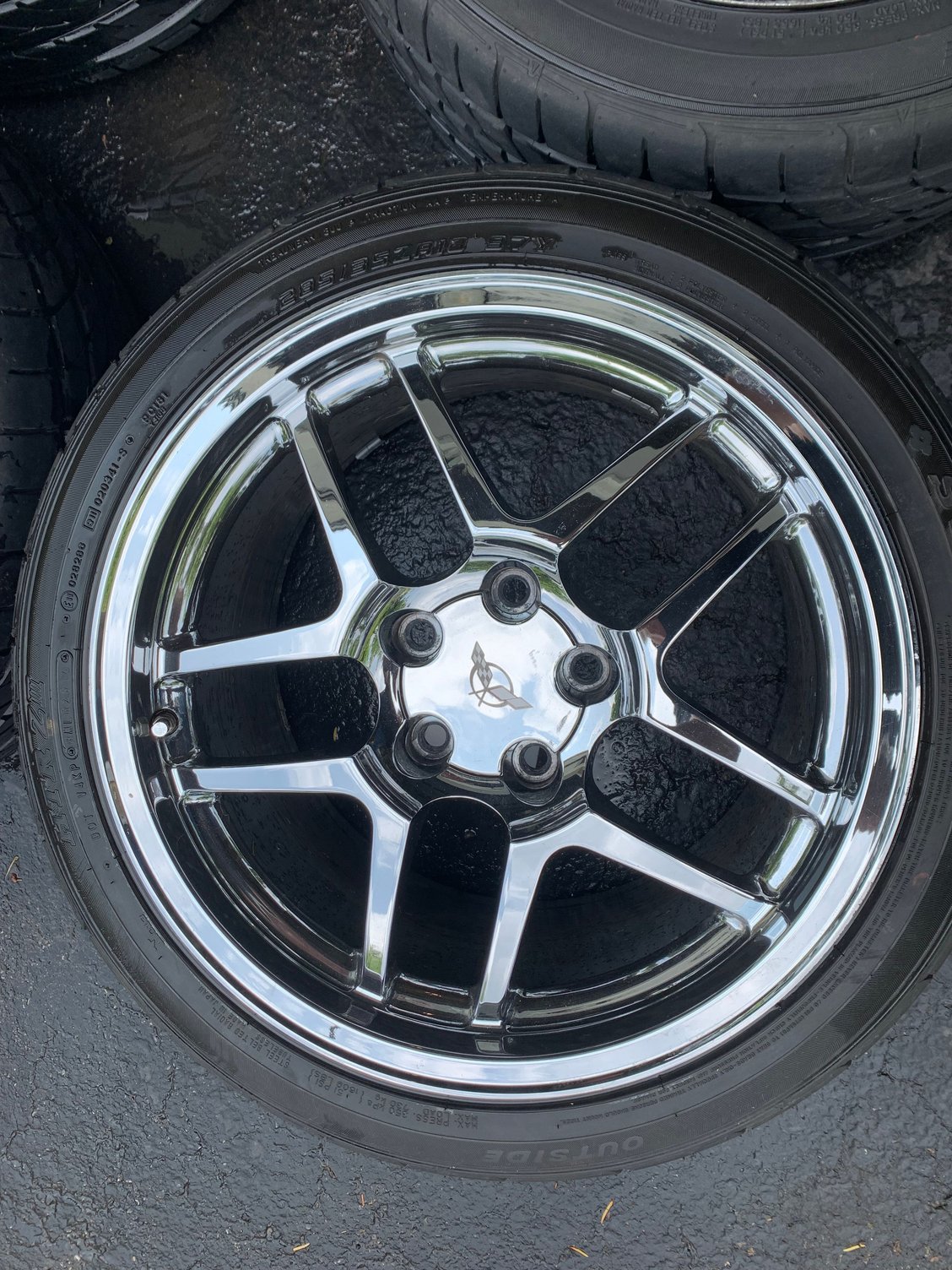 FS (For Sale) C5 Z06 Titanium Mufflers and C5 Z06 chrome replica wheels