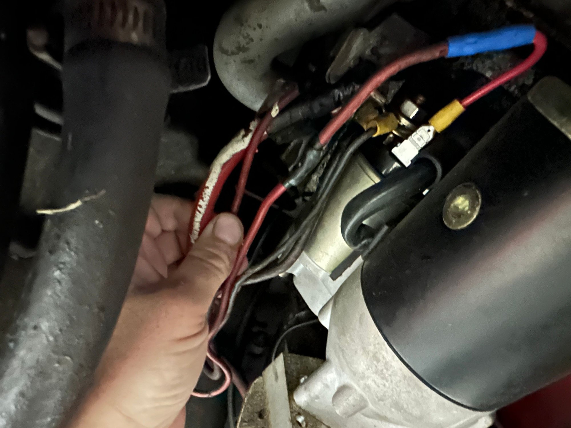 Wire cleanup starter and solenoid CorvetteForum Chevrolet Corvette