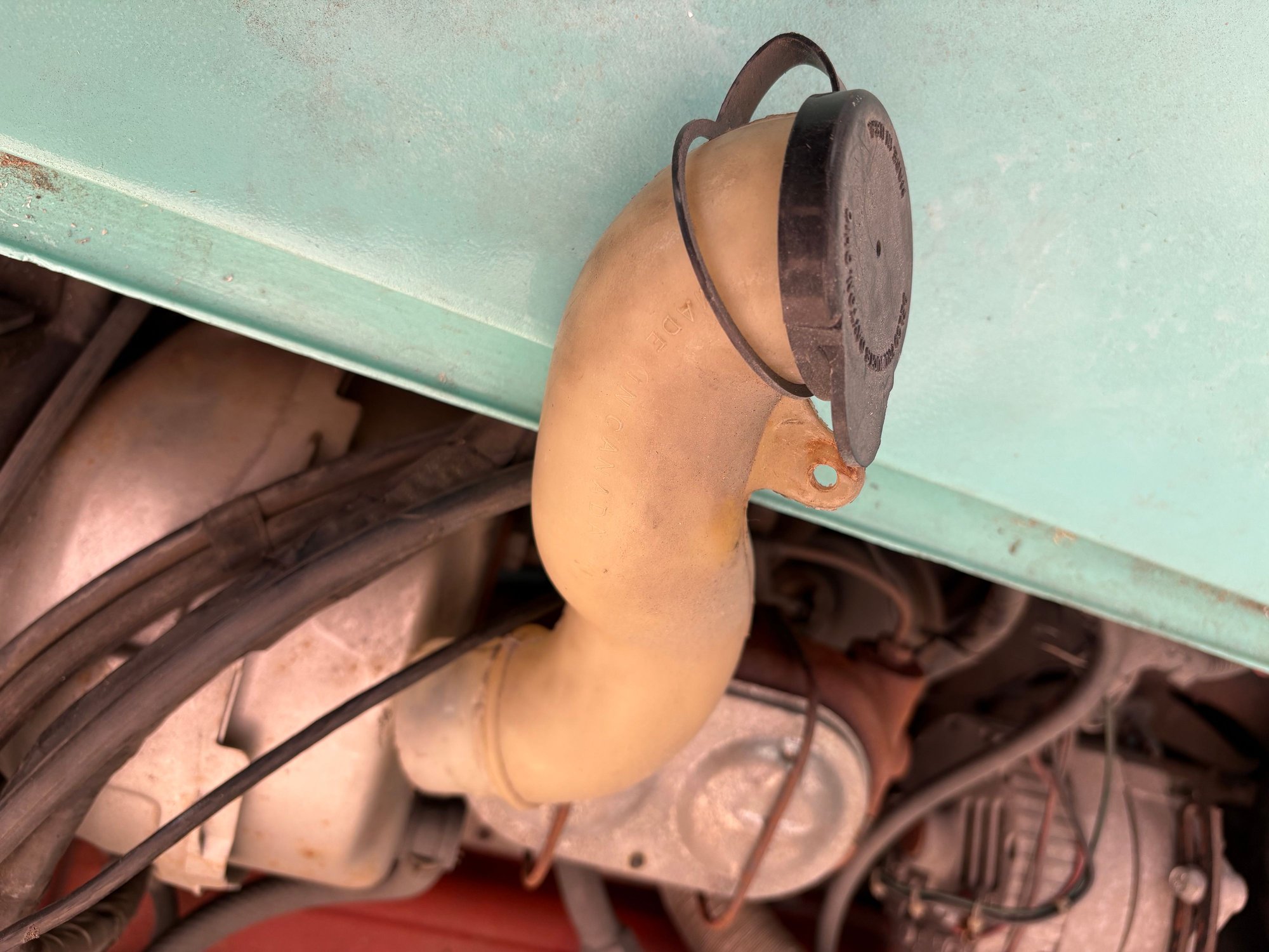 No problem removing spout. It has to come out because tank is leaking