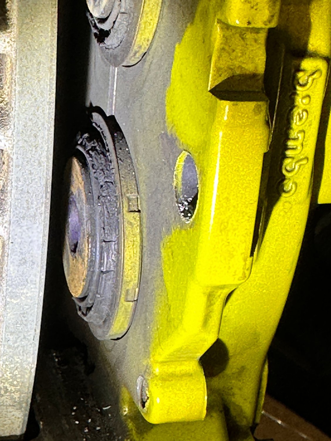 Brake caliper piston boot cracks CorvetteForum Chevrolet Corvette