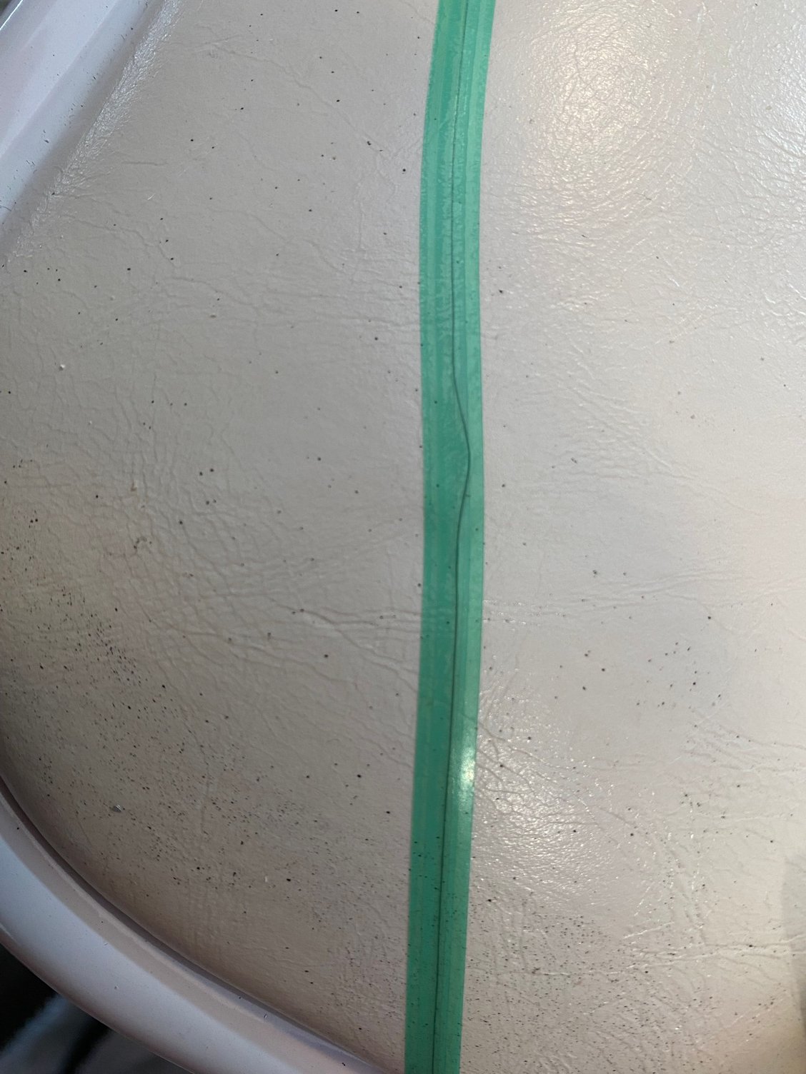 This just pisses me off. This is 3M Precision line. It is the only cutting tape that can handle ppf. That steel line is what cuts the film and it cuts exactly where the steel line is positioned. See that little jog? That would ruin a days work. Fortunately I noticed it as I was inspecting the layout and was able to replace it.