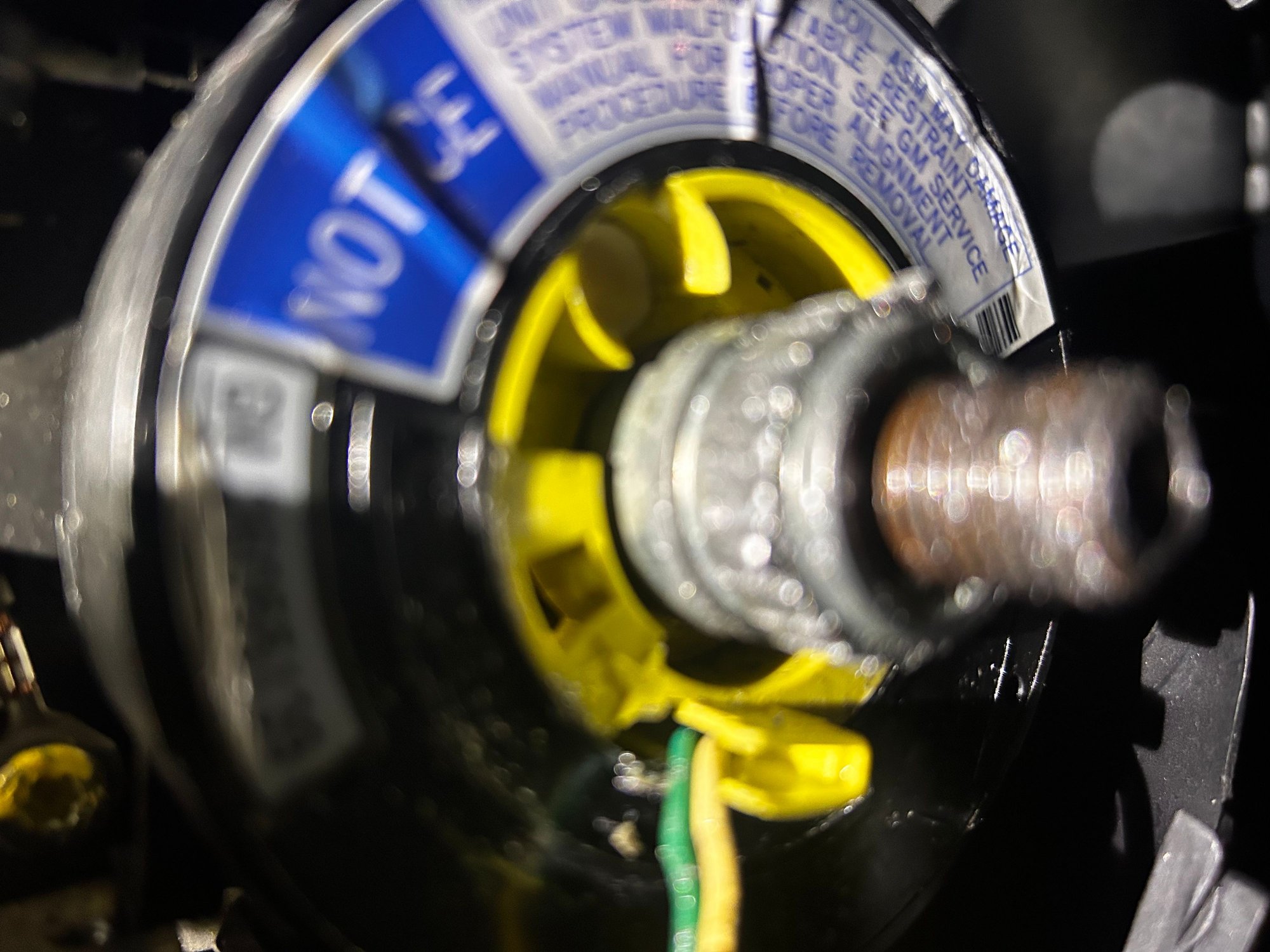 Can�t get past the silver piece just behind the threaded part