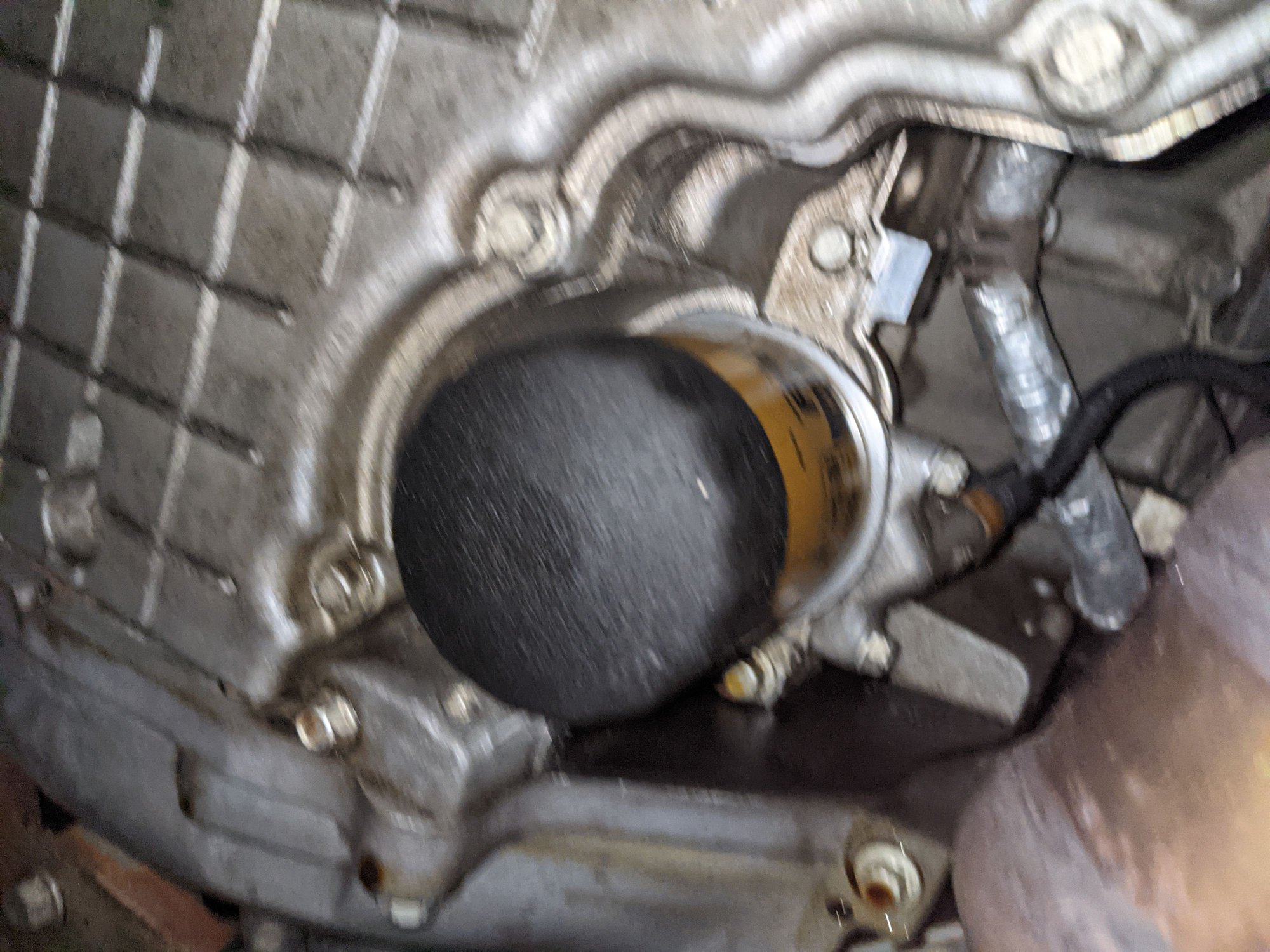 Rear main seal leak, oil sender or camshaft position sensor leaking