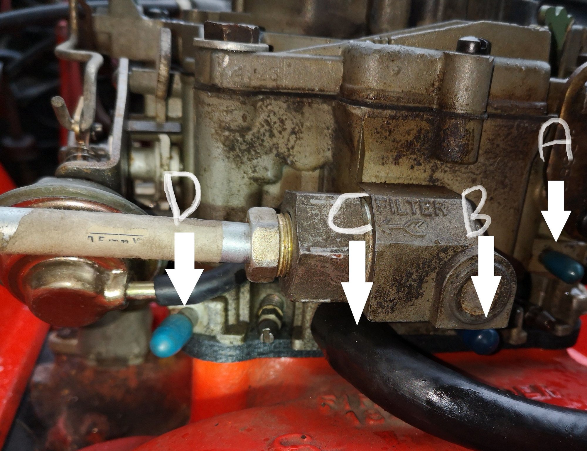 Quadrajet Vacuum connections CorvetteForum Chevrolet Corvette Forum