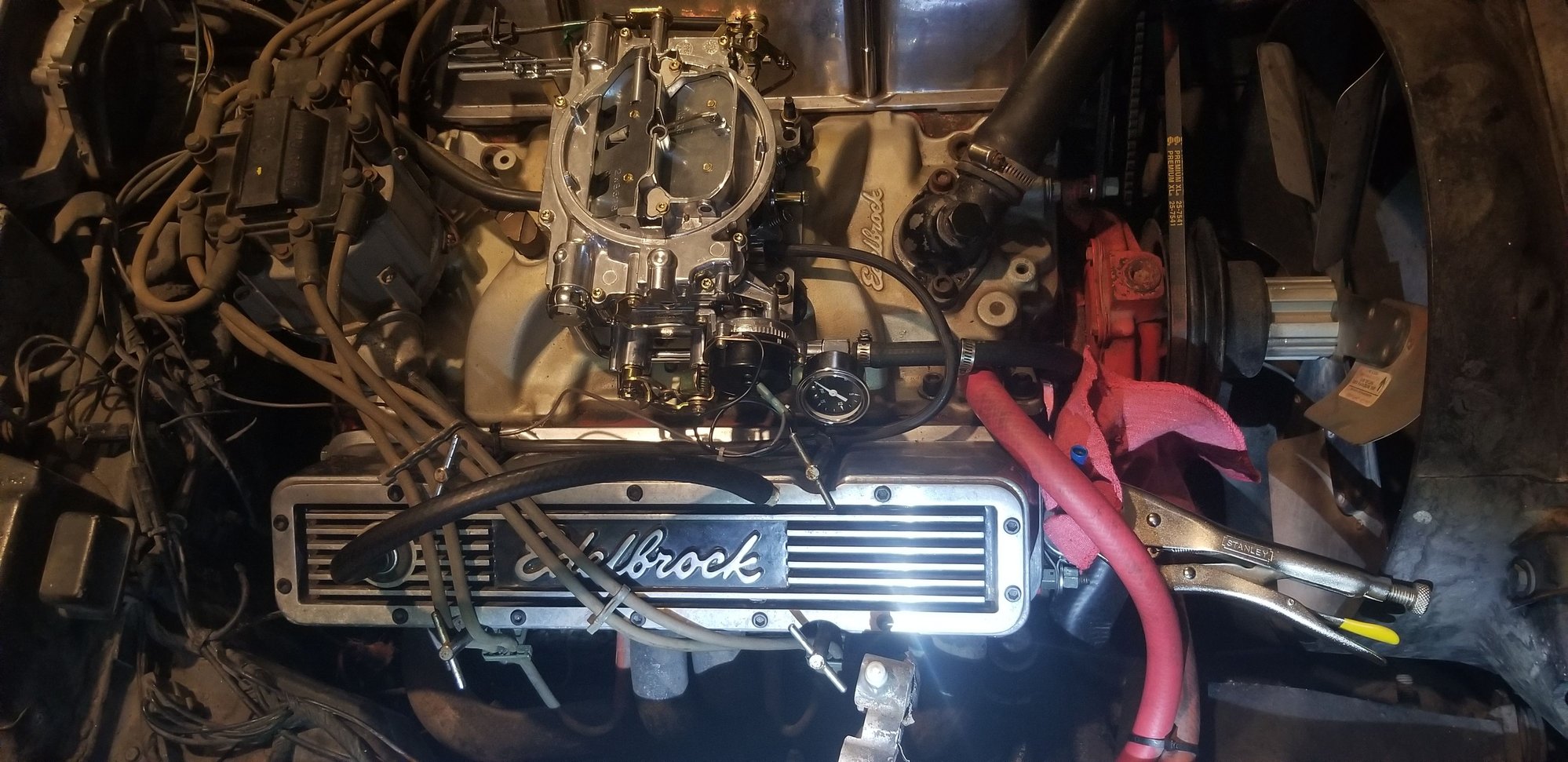L82 edelbrock carb pcv port questions CorvetteForum Chevrolet