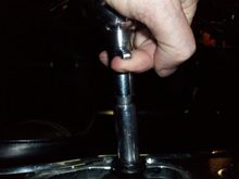 ~3/8" gap between shifter shaft and reverse lockout sleeve exposing sharp edge on sleeve.