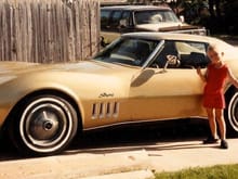 Taken with my vette when I was 4 years old