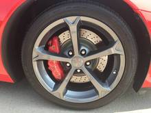 These were silver and we powder coated them red, :)