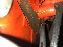 Engine number location 