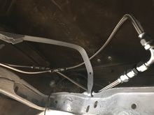 Then I join the ends that connect to the fuel tank. 