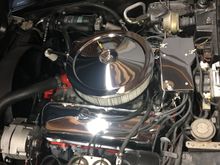 69 Corvette 3speed auto, .070 over 41/4” crank 3.08 gears
Hydraulic roller mid 230s intake, Mid 240s exhaust at .050 GM 990 heads, stock exhaust ported just where the manifold meets the head, aluminum LS-6 intake, HP 950 CFM carb.
Working factory air, ps, pb, all factory looking under the hood