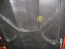 Interference point for '67 air cleaner when used with tall intake mainifold