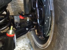 Closeups of the brake and suspension rebuild on the front end. Still learning posting skills on the forum so bear with me. 