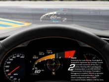 Track mode on dash and HUD