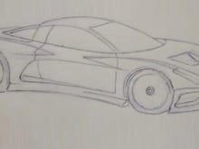 This may not be a leading edge or a “shocking design”, but I see it as a 458/488 with plenty of neat Corvette styling details. A tough street fighter look that if anything, will age well. Our very latest pics from Germany still resemble this sketch.