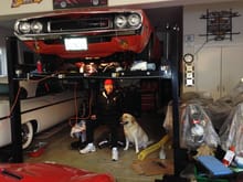 Gatsby and self fixing the Challenger rear main leak.