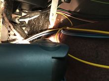 Peeled back tape nothing