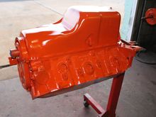 1 can of color was just enough for 2 light coats, since it was a short block only.