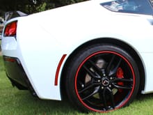 close up rear wheel
