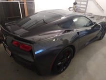 2017 Z51, 1LT coupe, Gray with red interior