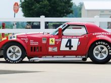 Prancing horse on the door 