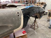this is how long the new piece is from Dynamic Corvettes