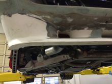 front spoiler brake duct intake
