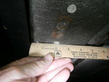 2" from front moulding