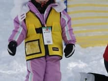 my #1 granddaughter Skiing at Whitefish Mountain in Montana 2013