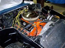 Motor, inner fenders in place