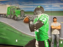 Quarterback Transportation mural