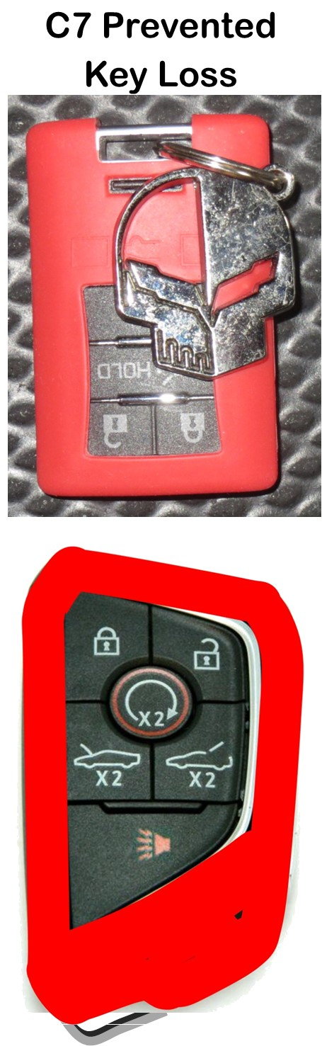 c8 corvette key fob cover