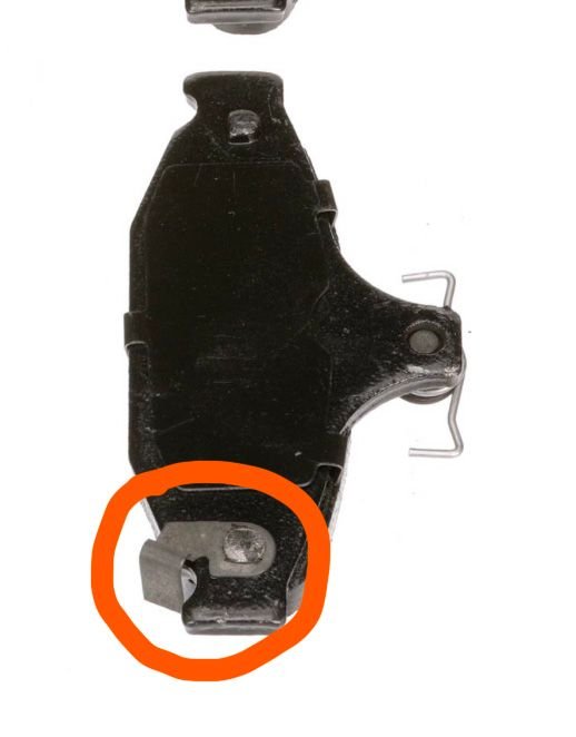 Broken Brake Pad Clip CorvetteForum Chevrolet Corvette Forum Discussion
