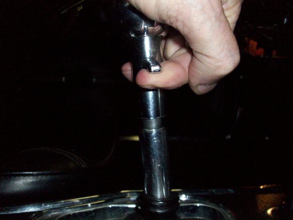 ~3/8" gap between shifter shaft and reverse lockout sleeve exposing sharp edge on sleeve.