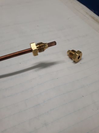 '65 327. I have a new copper oil line and fittings for the motor to to the oil pressure gage. Does the copper line need to be flared? Or just tighten the fitting and it compresses the line?